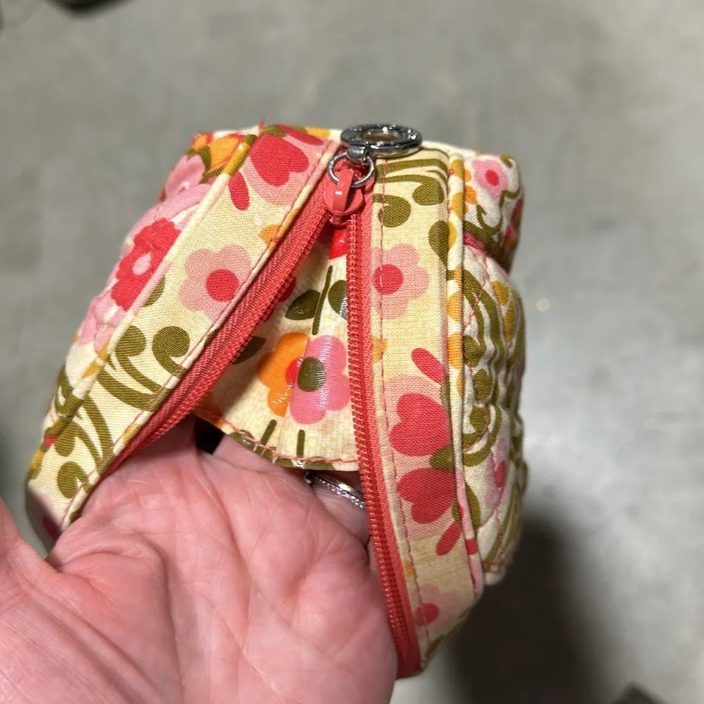 Vera Bradley Pocket Cosmetic Bag Folkloric Makeup Case Waterproof / Box‎ 21-1